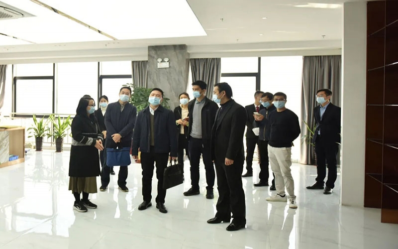 東莞市工信局副局長袁攀一行蒞臨振海科技參觀調研